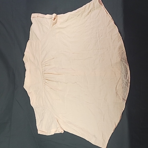 TORRID Beachy Shirt Women's Peach Blush Button Down Relaxed Size 4 (26/28) - Picture 7 of 9